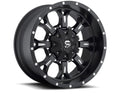 Matte Black Milled 17x9 5x127 5x139.7 -12mm Wheel W118