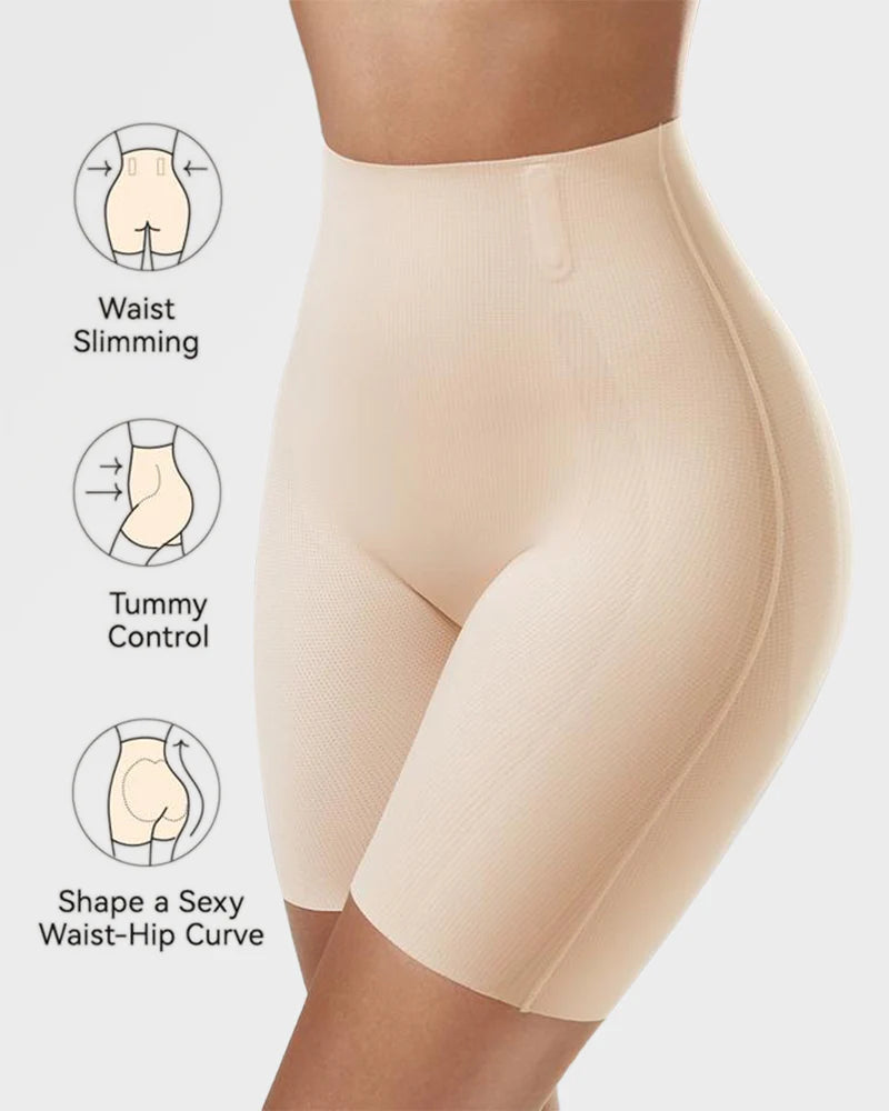 High-Waist Sculpting Shapewear Shorts H3356