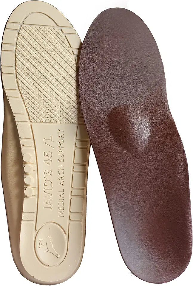 Synthetic Leather Orthotic Shoe Insole with Metatarsal Pad & Heel Cradle I978