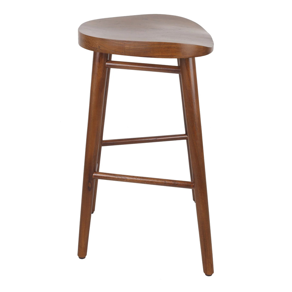 25" Cinnamon Brown Wood Counter Stool I8362