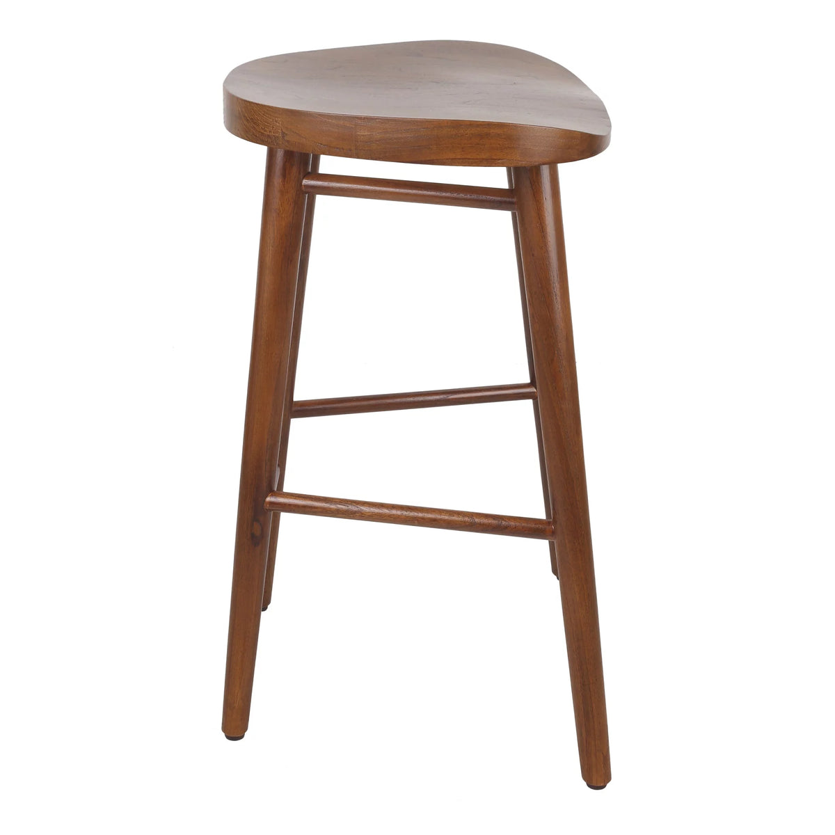 25" Cinnamon Brown Wood Counter Stool I8362