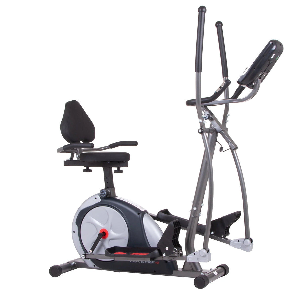 3-in-1 Elliptical and Exercise Bike with Heart Rate Monitor H100