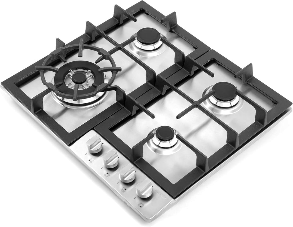24 Gas Cooktop with 4 Sealed Burners Stainless Steel N90091