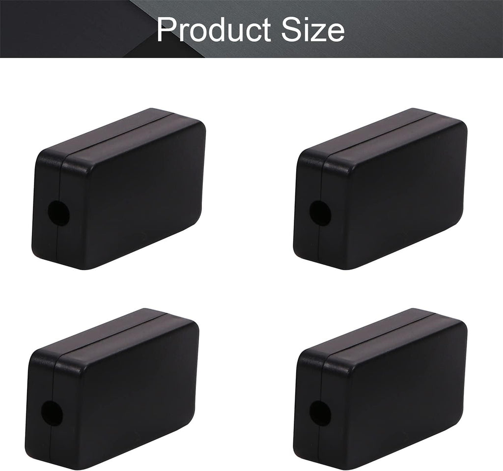 Black ABS Plastic Junction Box K680665