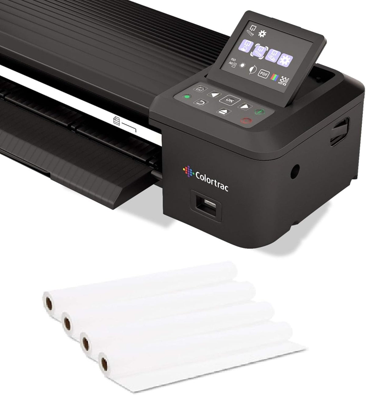 36-inch Wide Color Scanner and 4 Rolls Plotter Paper D841