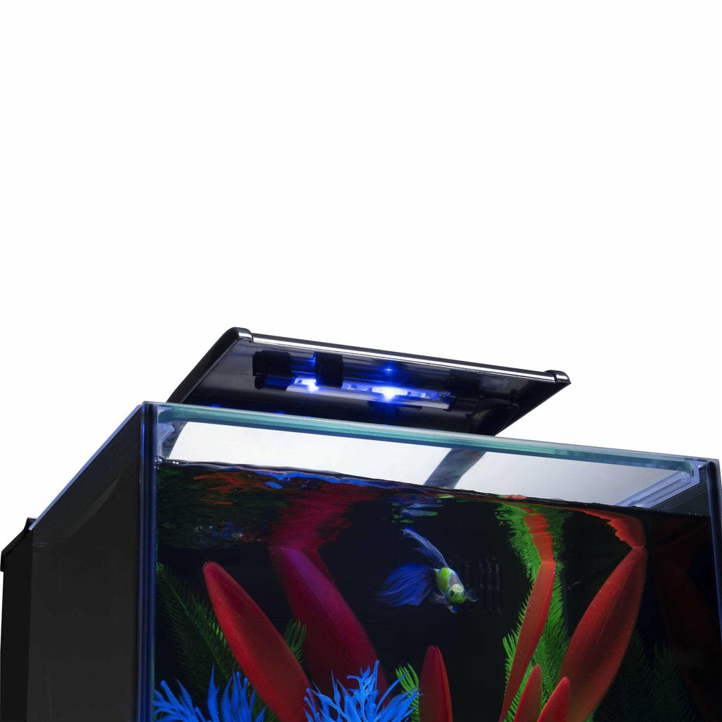 3 Gallons Aquarium Kit with LED Lighting and Filter H133
