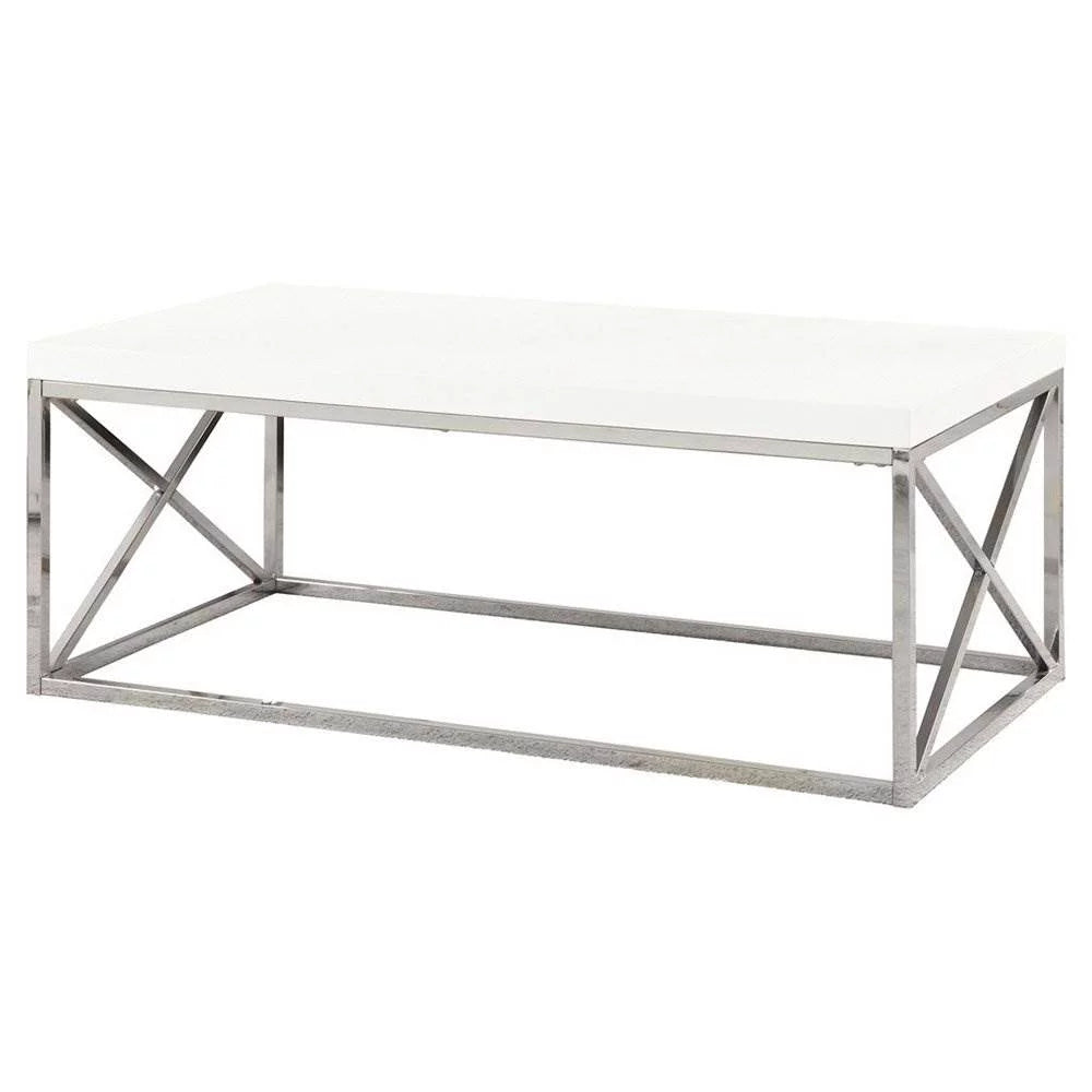 Glossy White Laminate Coffee Table E7089