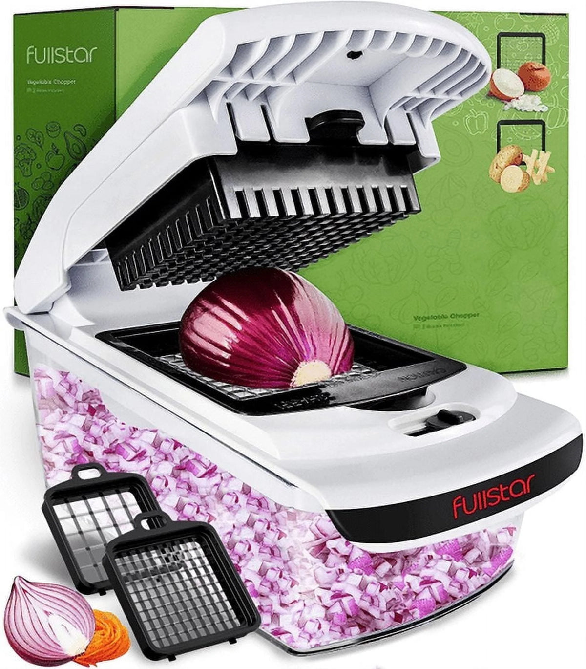 Vegetable Chopper with Container 4 Blades H59131