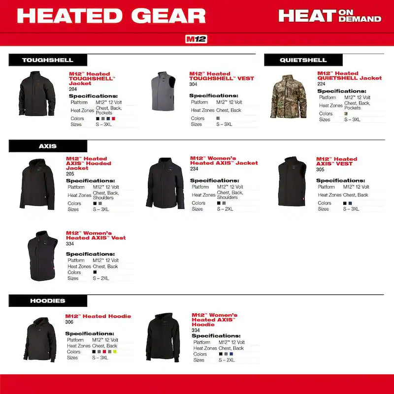 Gray Heated Jacket K874