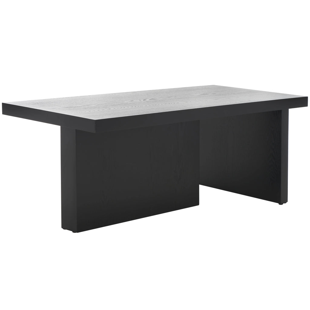 Black Rectangle Coffee Table Q52974