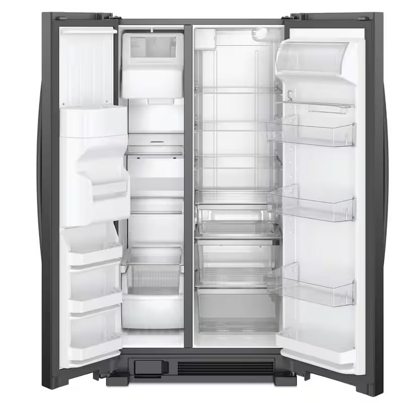 Black 25 cu. ft. Side by Side Refrigerator H39765