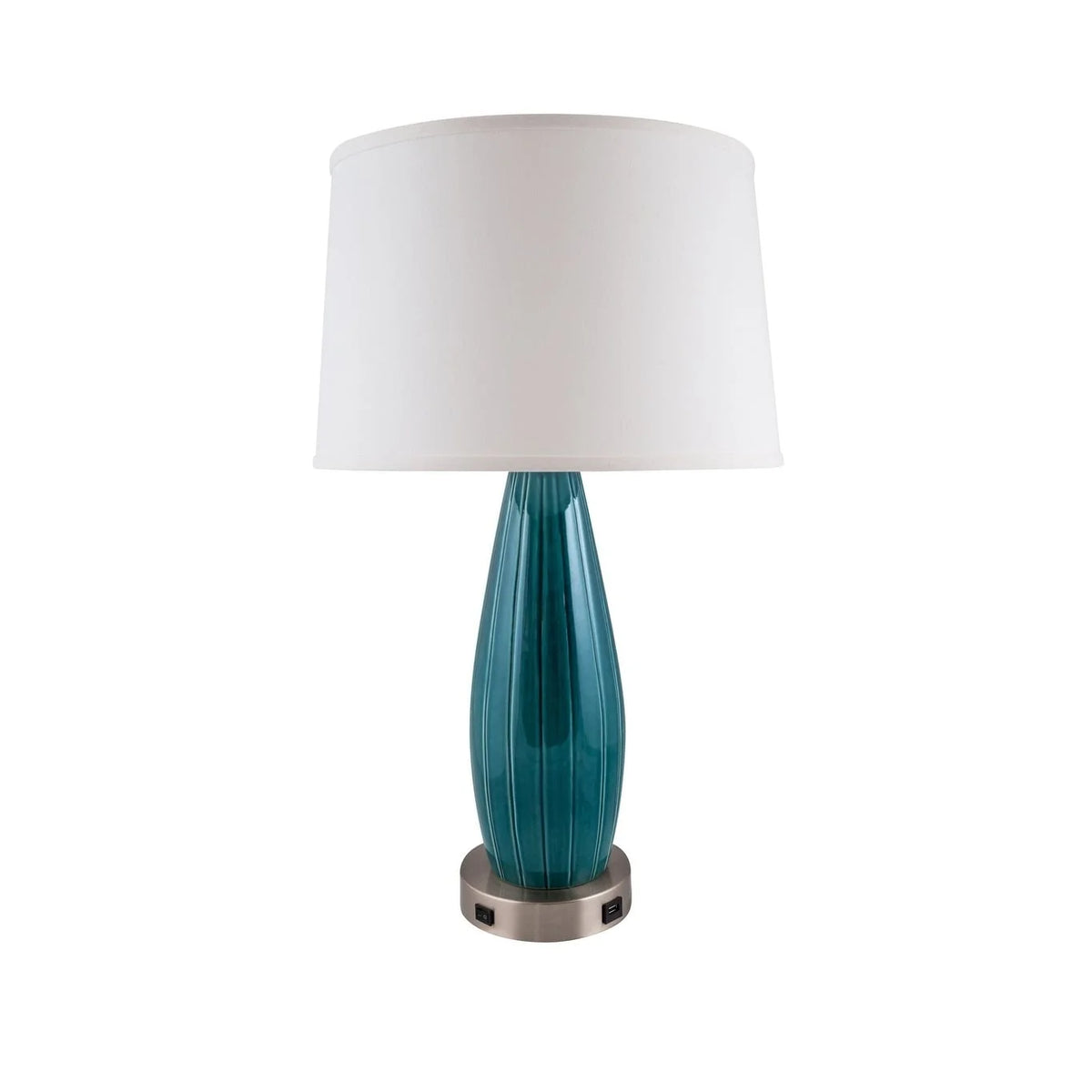 Ceramic Lamp with USB O471190