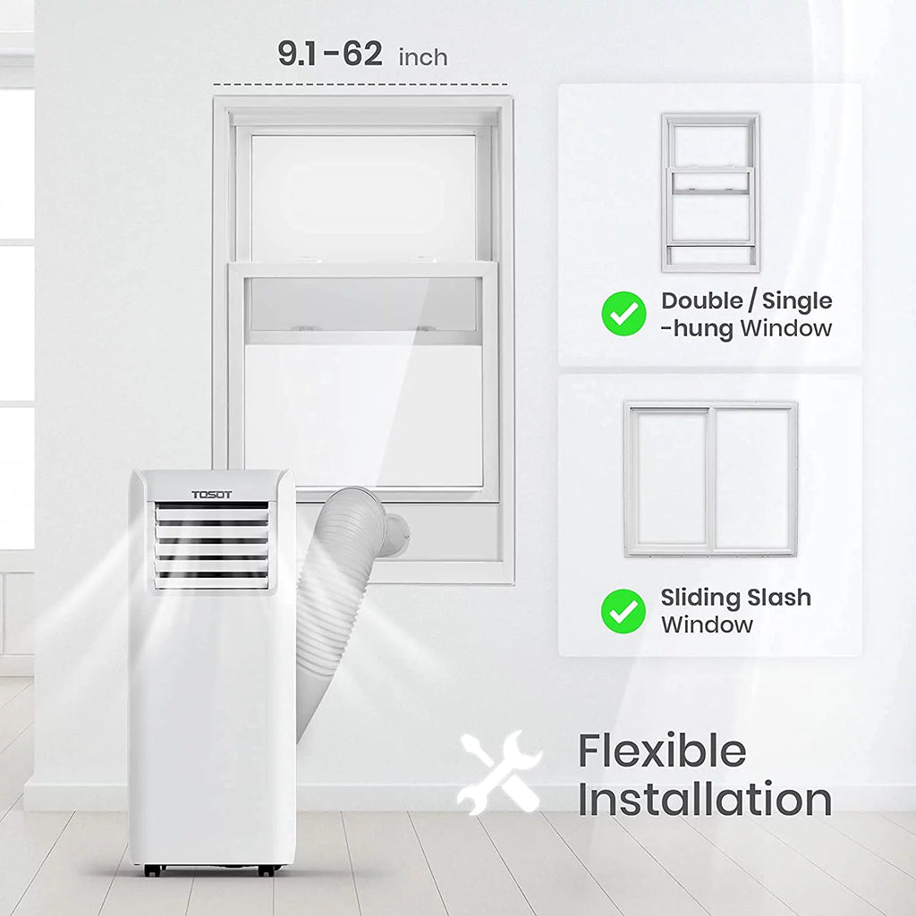 8,000 BTU 3-in-1 Portable Air Conditioner E6807