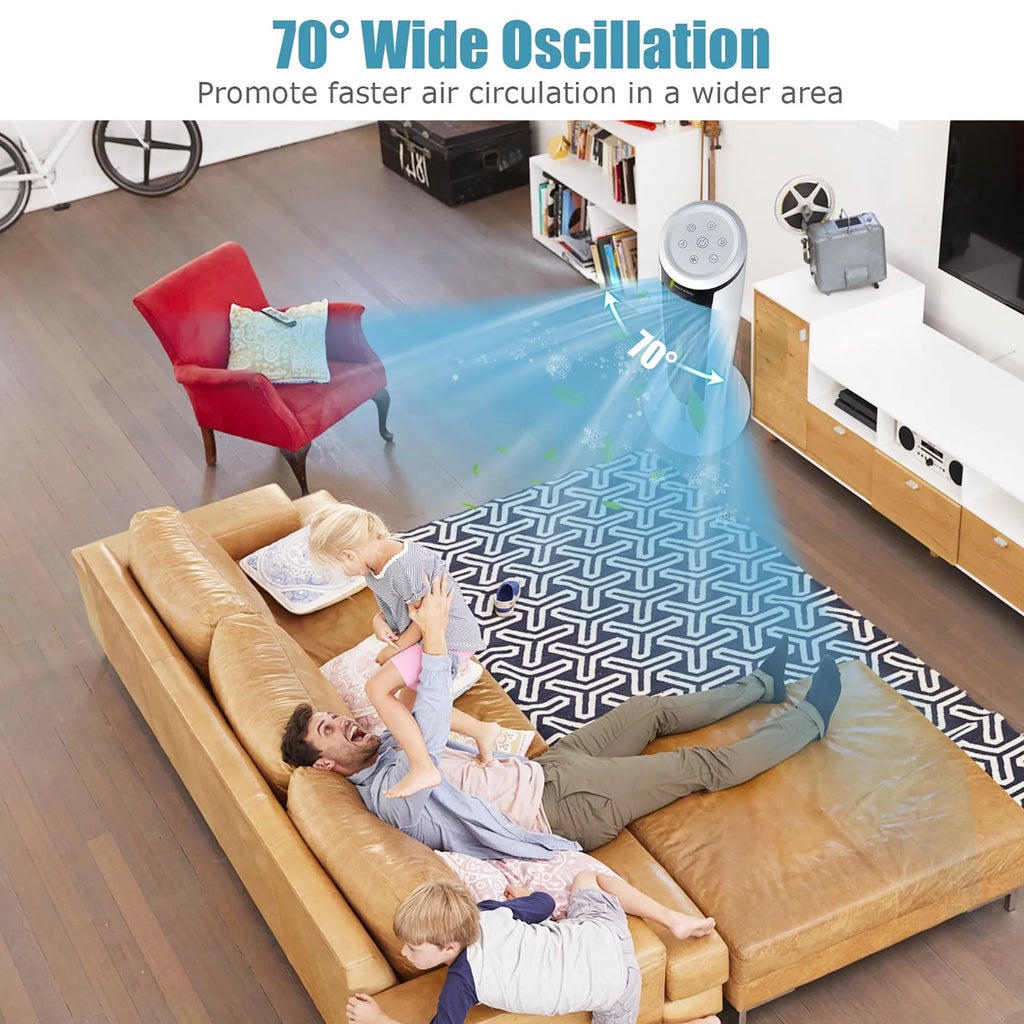 41'' Evaporative Air Cooler Oscillating Fan with Remote Control P624604