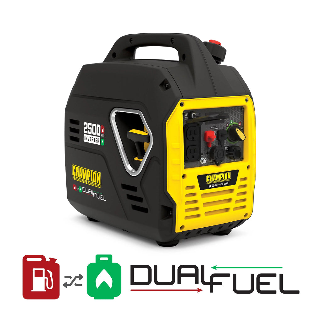2500-Watt Dual Fuel Inverter Generator H716