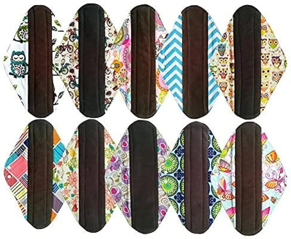 10PCS 14 Inch Reusable Washable Cloth Menstrual Pads G16557