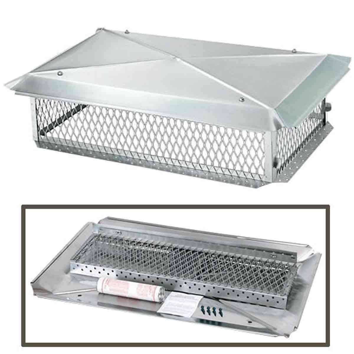 Stainless Steel Multi-Flue Chimney Cap E695