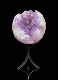Hand-Carved Amethyst Sphere 5.01 Lb. X501