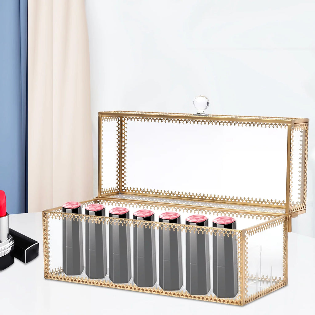 Clear 24-Grid Lipstick Storage Case H794998