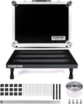 Aluminum Alloy Guitar Pedal Board with Carry Case O93221
