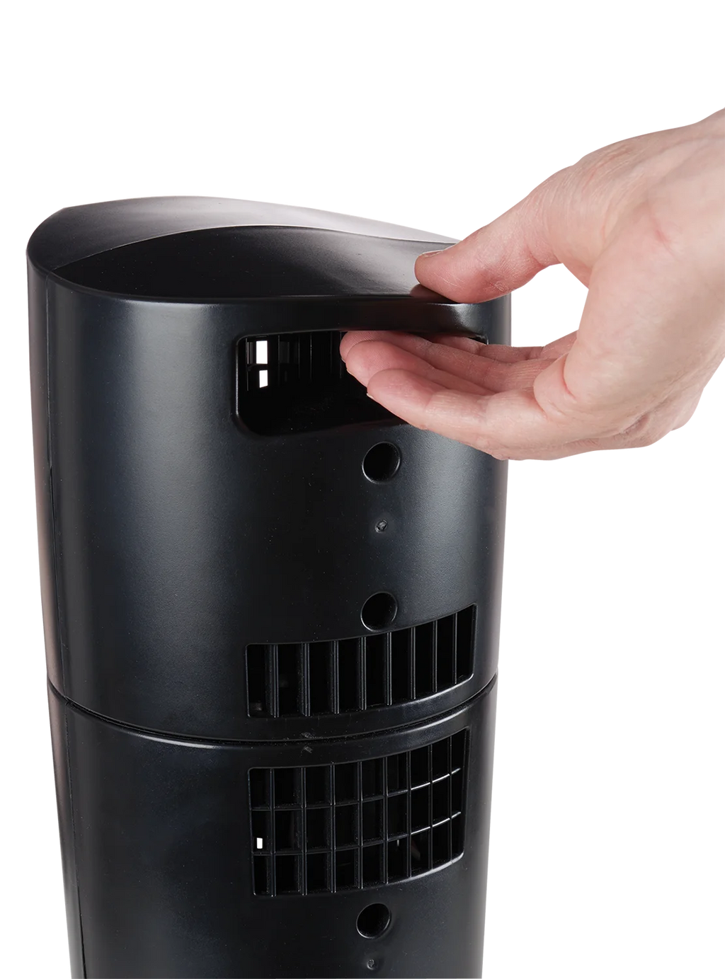 14" Oscillating 2-Speed Table Fan, Black X213843