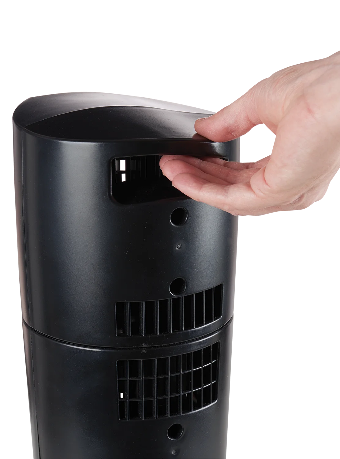 14" Oscillating 2-Speed Table Fan, Black X213843
