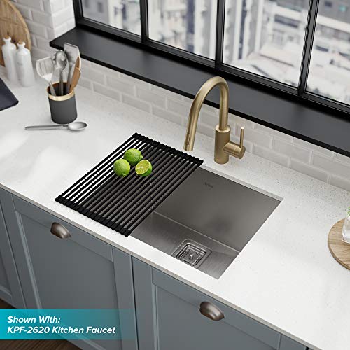 24-inch Undermount Single Bowl Stainless Steel Utility Sink S1281