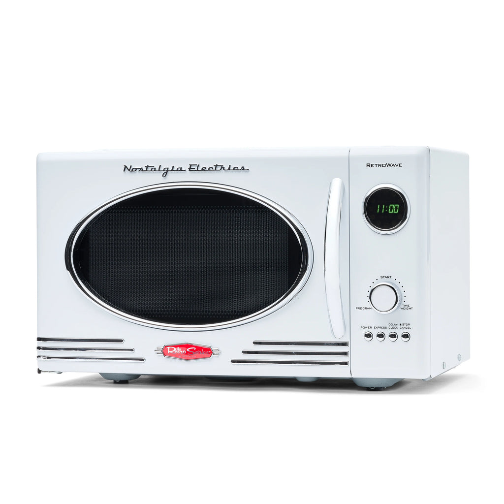0.9 Cubic Foot 800-Watt Countertop Microwave Oven White H302118