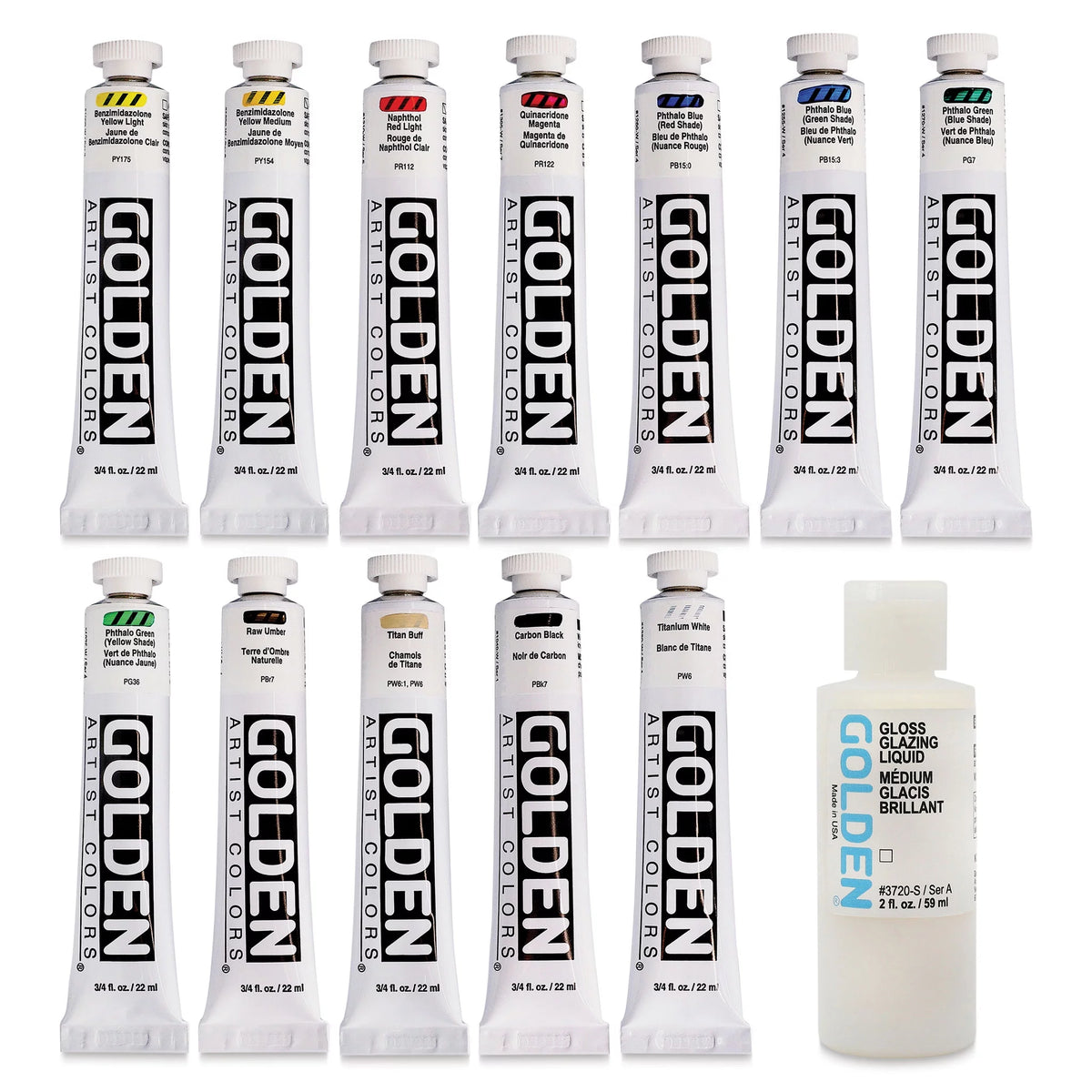 Heavy Body Acrylic Set of 12, 22 ml Tubes T87654