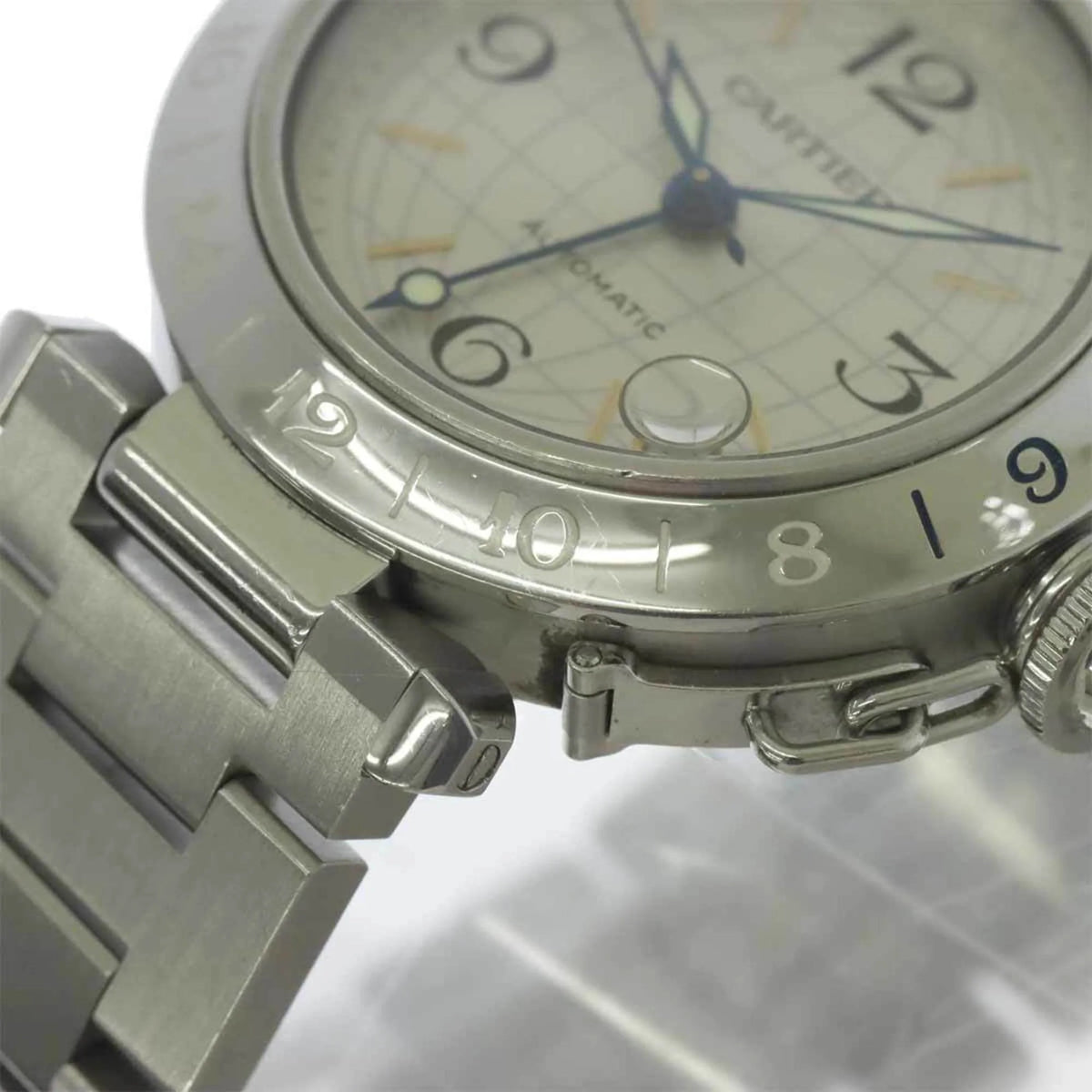 Pre-Owned Silver Dial Automatic GMT Watch S172