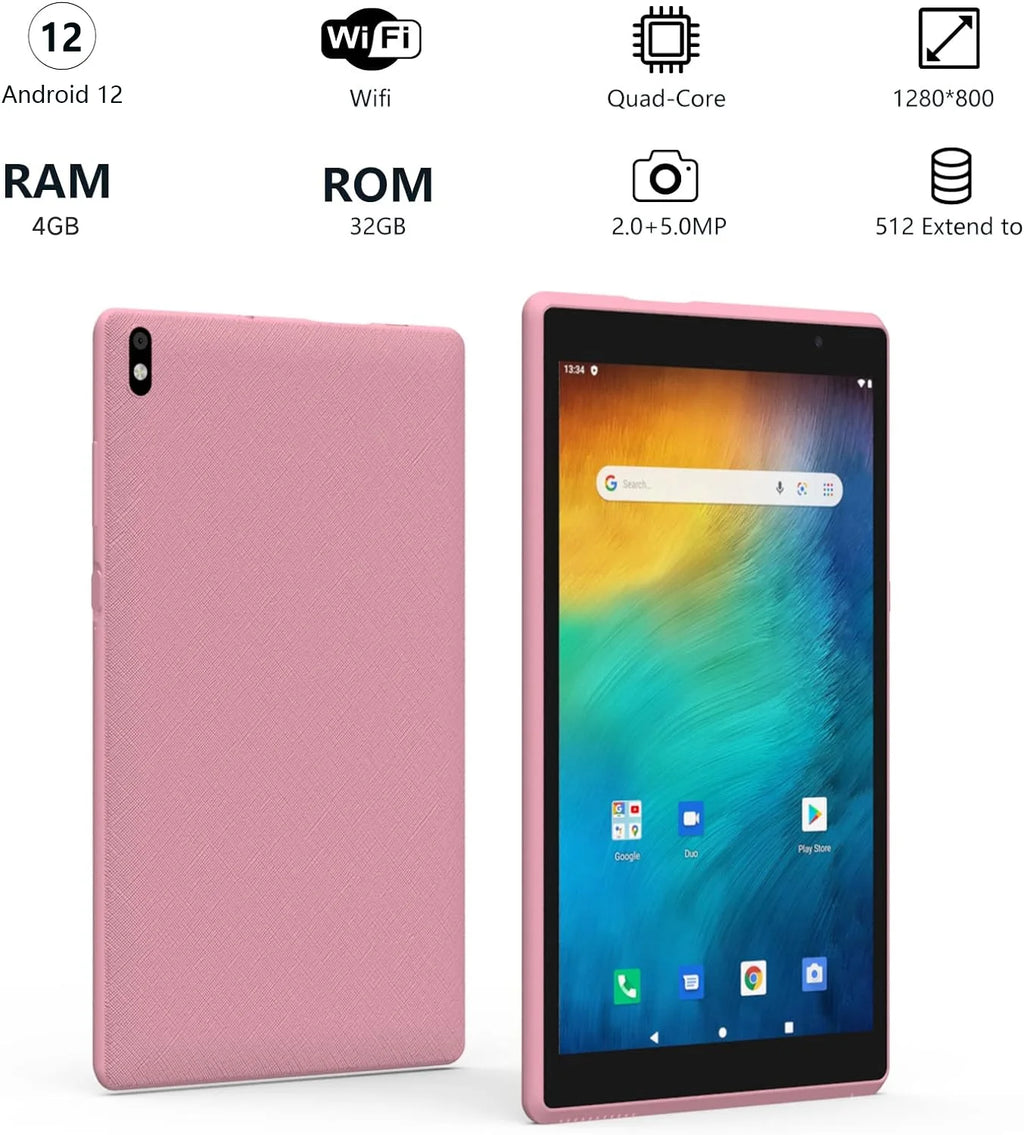 8 inch Android Tablet 32GB Storage Quad-core 1280x800 IPS Dual Camera Z81007