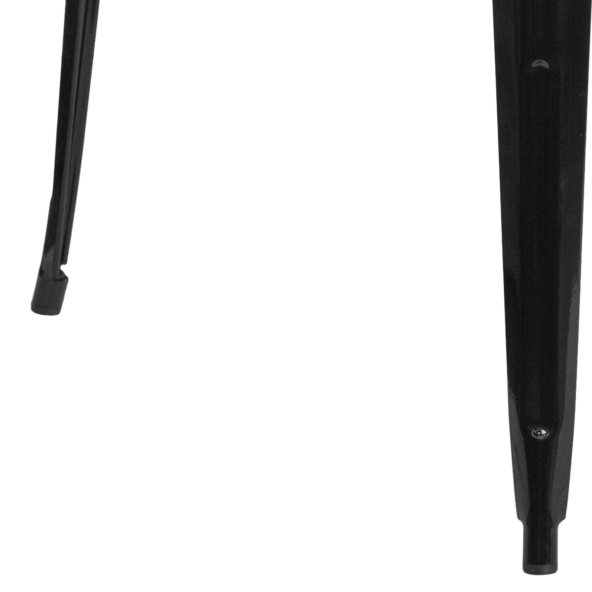 Black Metal Indoor-Outdoor Bar Height Table O6960