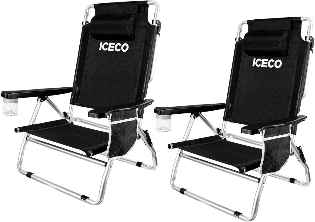 Folding Aluminum Camping Chair with Cup Holder R139