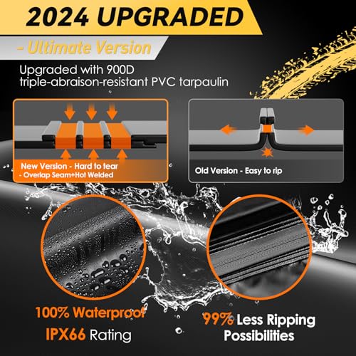 100% Waterproof 20 Cubic Feet Car Rooftop Cargo Carrier Bag J1668