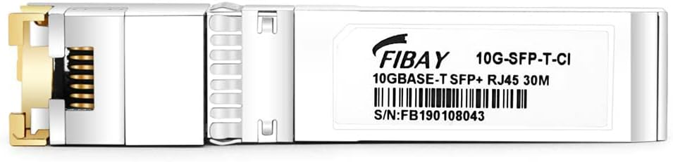 10G SFP+ RJ45 Copper Transceiver Module 10 Pack F854352