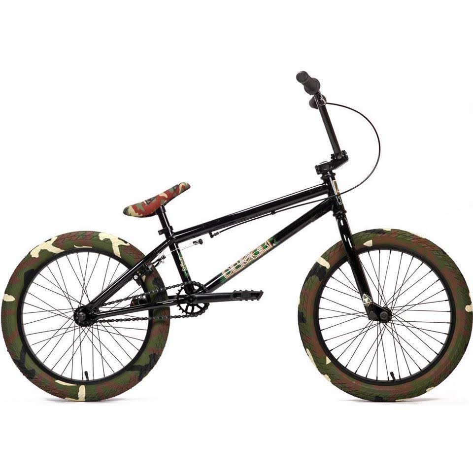 BMX Bike Gloss Black and Camo U430068