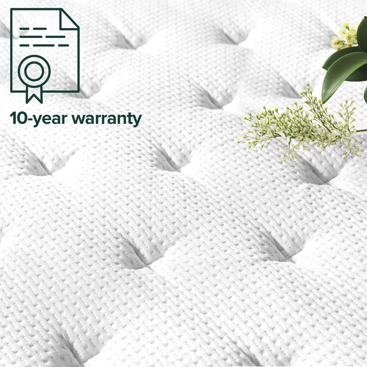 Queen Comfort Foam and Pocket Spring Hybrid Mattress A54561