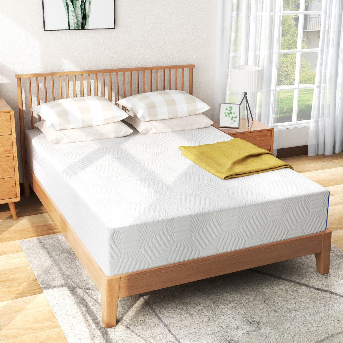 10 inch Gel Memory Foam Twin Mattress U814