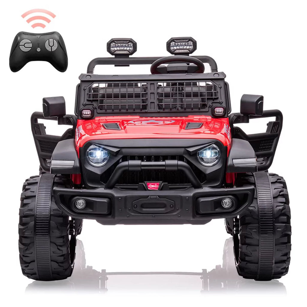 2-Seater Kids Ride on Car with Remote Control, 24V Electric Vehicle Toy with Storage Space, Red Z584849