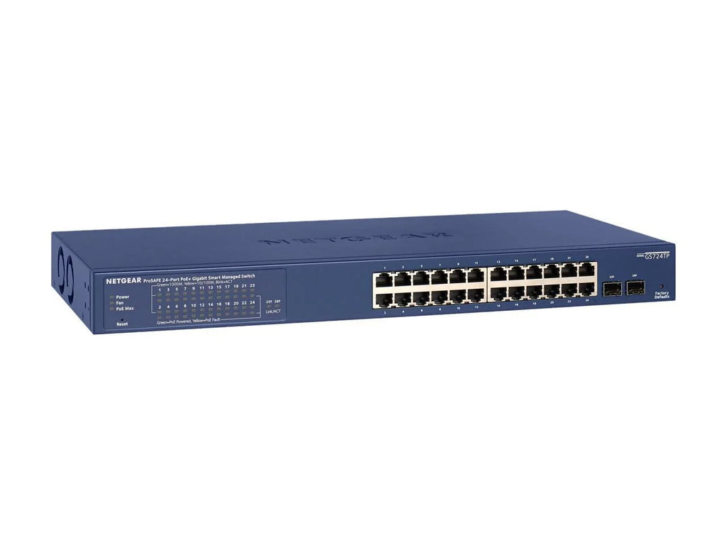 24-Port Gigabit PoE+ Smart Managed Switch with 2 SFP Ports G968528