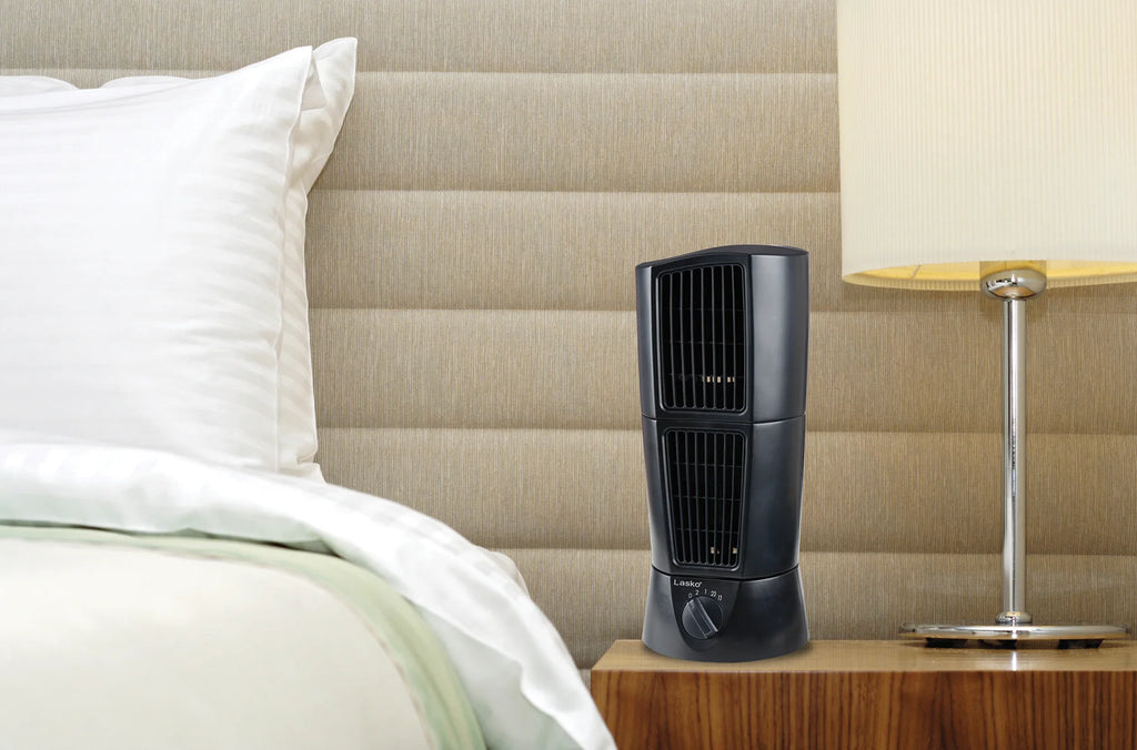 14" Oscillating 2-Speed Table Fan, Black X213843