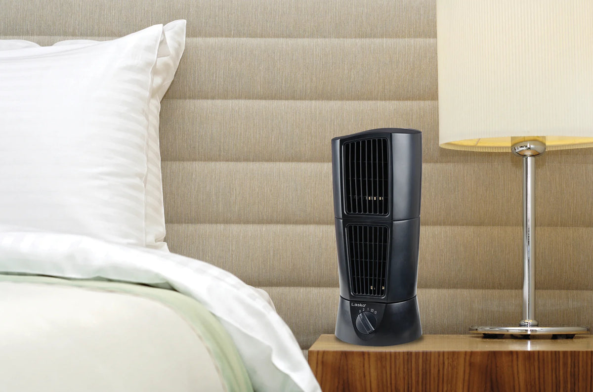 14" Oscillating 2-Speed Table Fan, Black X213843