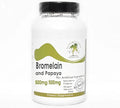 Bromelain 500mg and Papaya 500mg 180 Capsules F8378