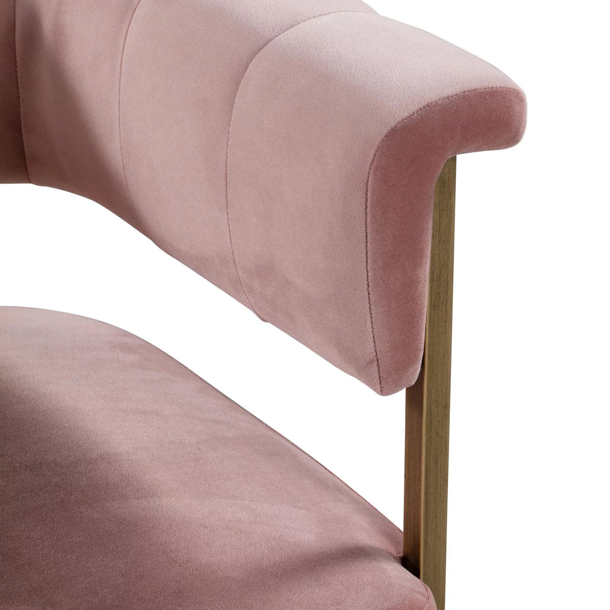 Blush Velvet Counter Stool W51774