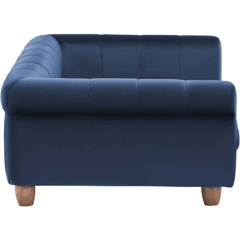 Faux-Velvet Rectangle Pet Bed Y1432