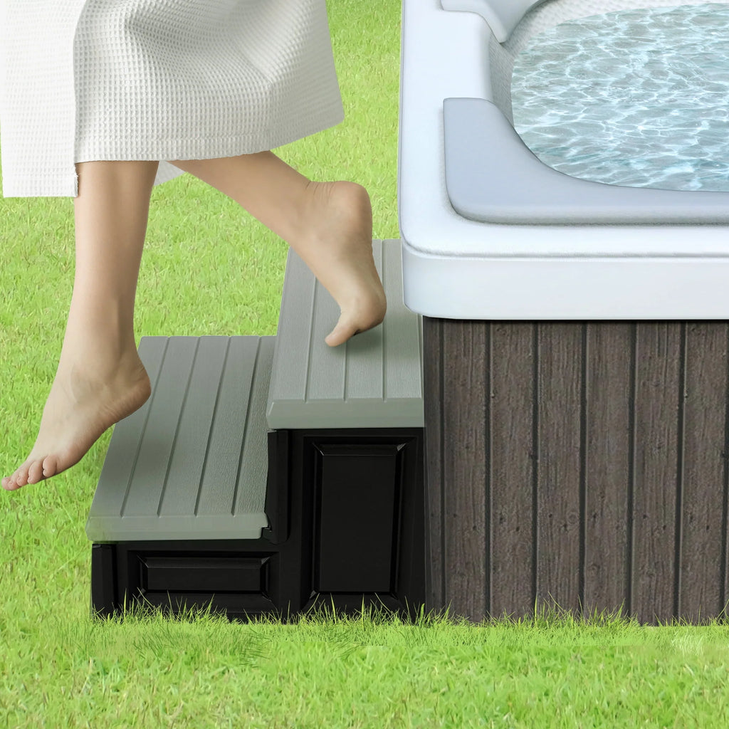 Deck Patio Spa Hot Tub Storage Compartment Steps F624