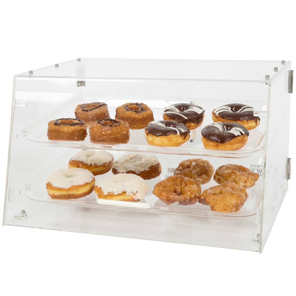 Bakery Display Case with Front and Rear Doors D368