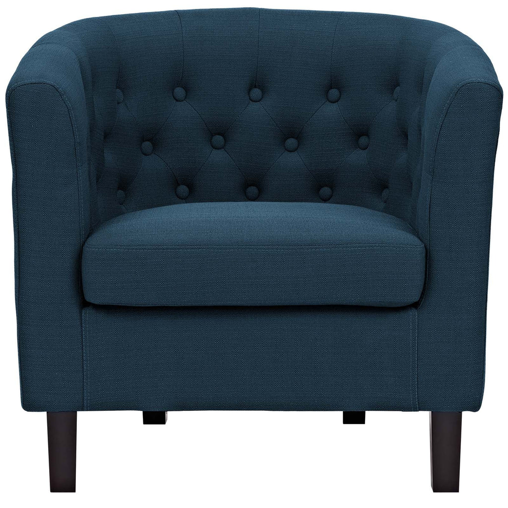 Upholstered Fabric Armchair in Azure I751798