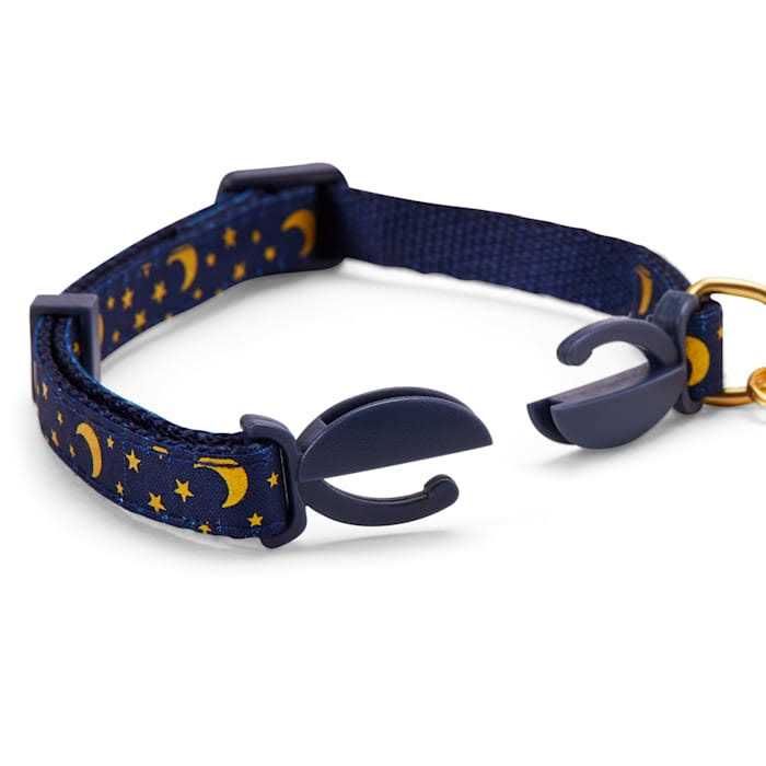 Moon & Star Cat Collar H8104