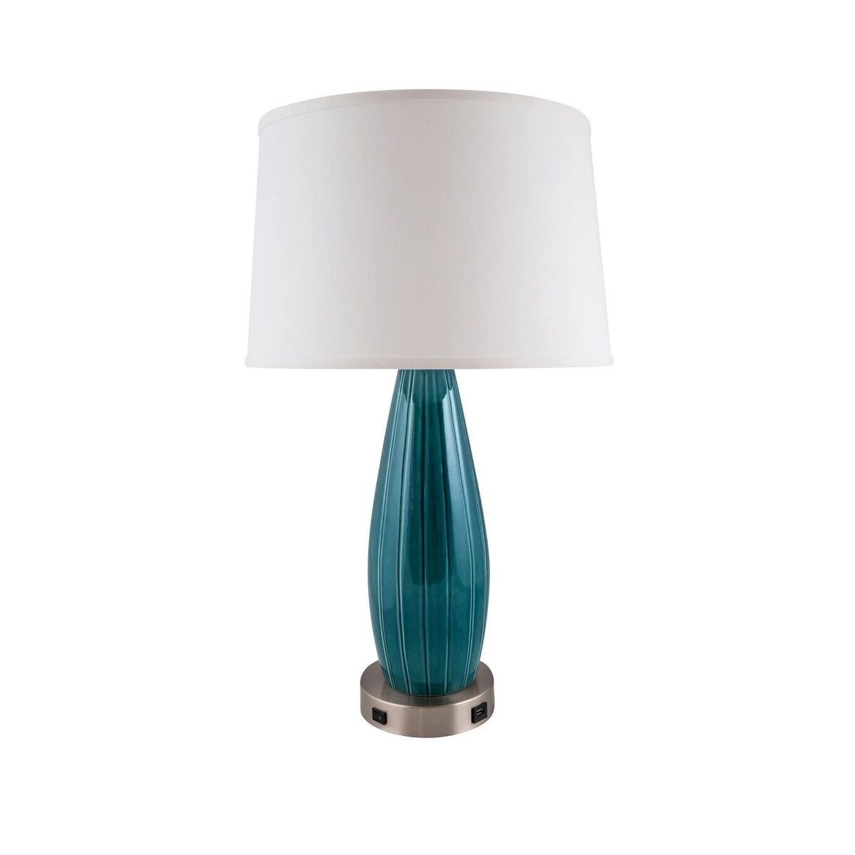 Ceramic Lamp with USB O471190